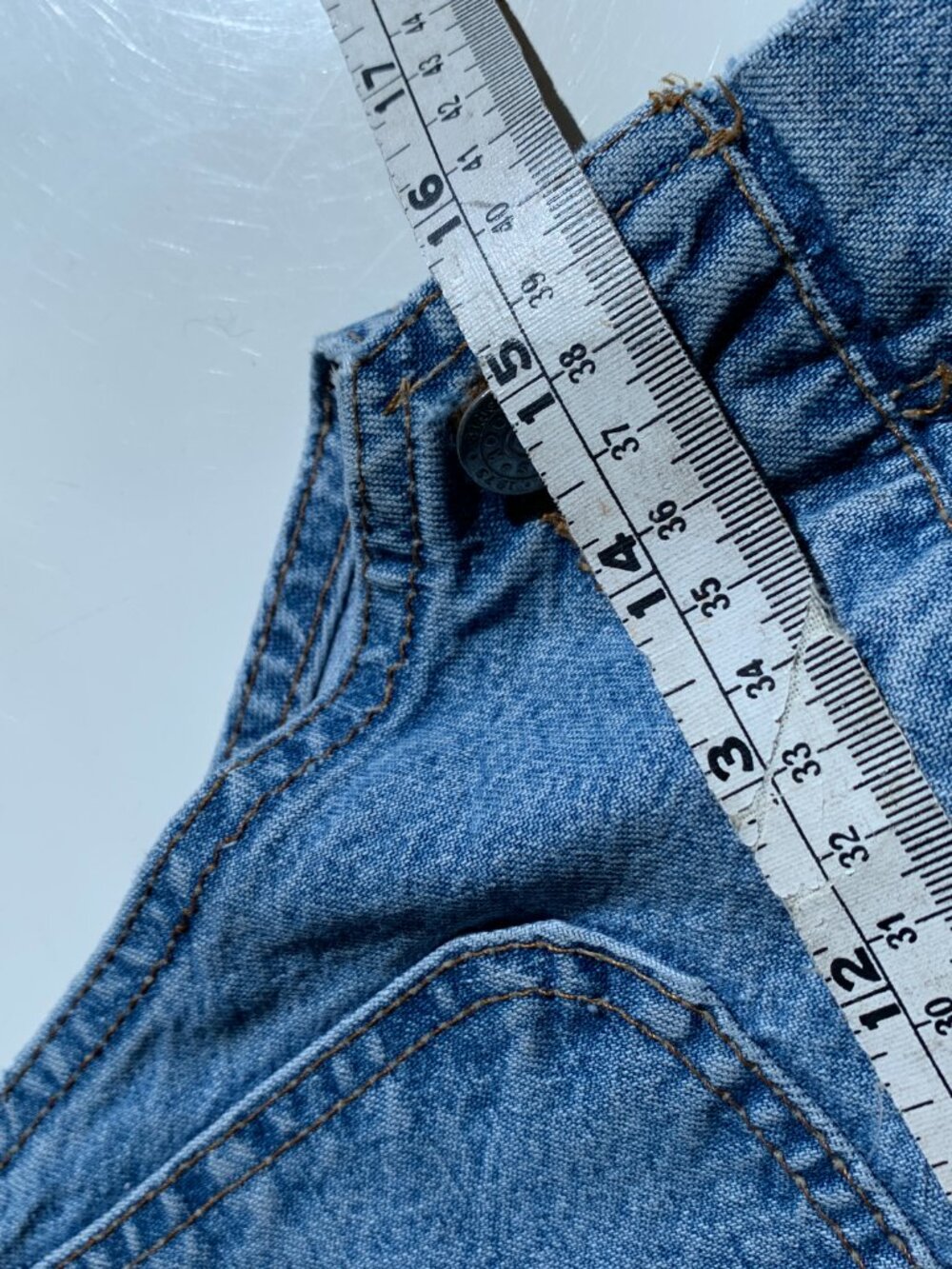 vintage 00s roots blue denim overalls - Picture 5 of 5